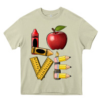Mossy love teacher Heavy Core Tee - BarkalooDesign
