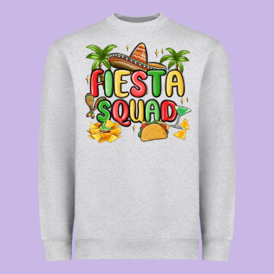 Fiesta Squad Heavyweight Sweatshirt Designed By Maliassmallbusiness