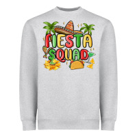 Heather Grey fiesta squad Heavyweight Sweatshirt - MaliasSmallBusiness
