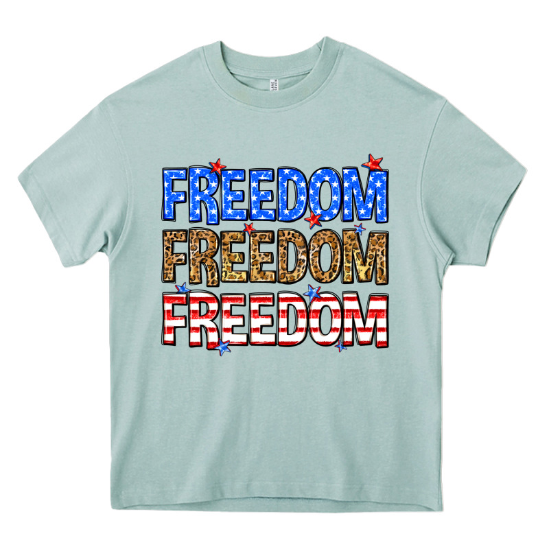 Freedom Freedom Freedom Heavy Core Tee by Neo Western | Teevron