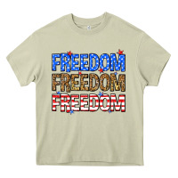 Mossy Freedom freedom freedom Heavy Core Tee - Neo Western