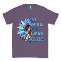 Lavender in april we wear blue Classic Tee - MaliasSmallBusiness