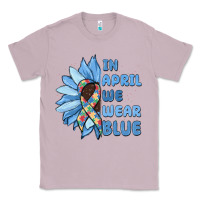 Lilac in april we wear blue Classic Tee - MaliasSmallBusiness