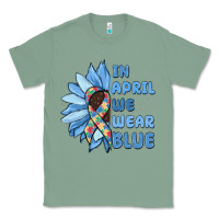 Sage in april we wear blue Classic Tee - MaliasSmallBusiness