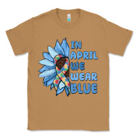 Toasted Coconut in april we wear blue Classic Tee - MaliasSmallBusiness