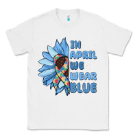 White in april we wear blue Classic Tee - MaliasSmallBusiness