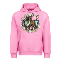 Fuchsia Pink Easter Day The hunt is on Urban Hoodie - OliviaCreatesArt