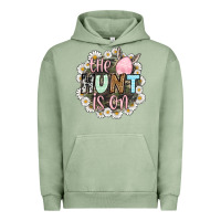 Pigment Oil Green Easter Day The hunt is on Urban Hoodie - OliviaCreatesArt