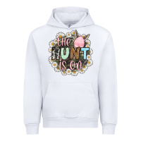 White Easter Day The hunt is on Urban Hoodie - OliviaCreatesArt