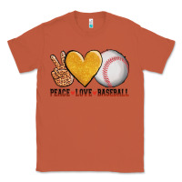 Copper peace love baseball Classic Tee - AdoDesignShop