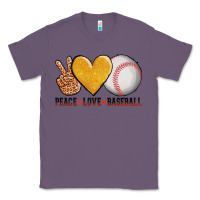 Lavender peace love baseball Classic Tee - AdoDesignShop