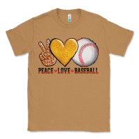 Toasted Coconut peace love baseball Classic Tee - AdoDesignShop