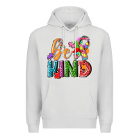 Dove Grey Autism be kind Premium Hoodie - NancyCooperArtShop