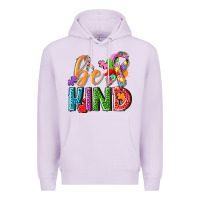 Lilac Autism be kind Premium Hoodie - NancyCooperArtShop
