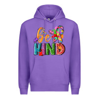 Purple Autism be kind Premium Hoodie - NancyCooperArtShop