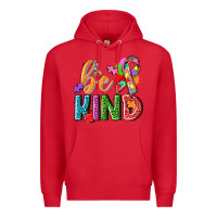 Red Autism be kind Premium Hoodie - NancyCooperArtShop