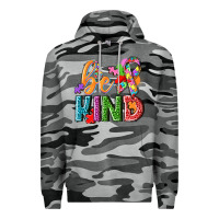 Slate Camo Autism be kind Premium Hoodie - NancyCooperArtShop
