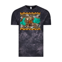 Cloud Black western boots and sunflowers tumbler Vintage Tee - Jasminsmagicworld