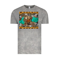 Cloud Rock western boots and sunflowers tumbler Vintage Tee - Jasminsmagicworld