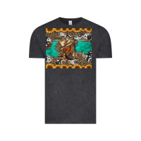 Vintage Black western boots and sunflowers tumbler Vintage Tee - Jasminsmagicworld
