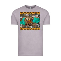 Vintage Zinc western boots and sunflowers tumbler Vintage Tee - Jasminsmagicworld