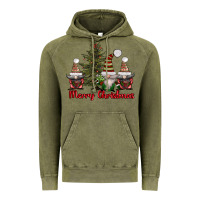 Vintage Olive merry christmas with gnomes Vintage Hoodie - AdoDesignShop