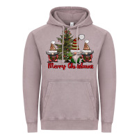 Vintage Zinc merry christmas with gnomes Vintage Hoodie - AdoDesignShop