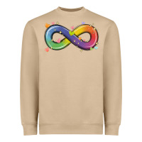 Mushroom infinity symbol autism Heavyweight Sweatshirt - MaliasSmallBusiness