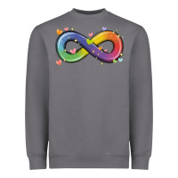 Storm infinity symbol autism Heavyweight Sweatshirt - MaliasSmallBusiness