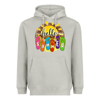 Moon Dust hello summer with flip flops Heavyweight Hoodie - NancyCooperArtShop