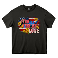 Asphalt Land that we love 4th of july Heavy Core Tee - CowGirlArtShop
