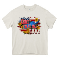 Cream Land that we love 4th of july Heavy Core Tee - CowGirlArtShop