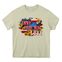 Mossy Land that we love 4th of july Heavy Core Tee - CowGirlArtShop