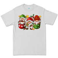 Dove Grey coffee cup santa gnomies Premium Tee - FaDigitalArtStudio