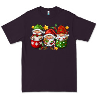 Plum coffee cup santa gnomies Premium Tee - FaDigitalArtStudio