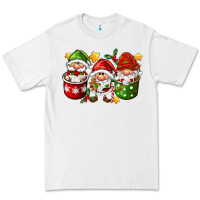 White coffee cup santa gnomies Premium Tee - FaDigitalArtStudio