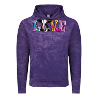 Cloud Purple love with cow Vintage Hoodie - AdoDesignShop