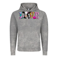 Cloud Rock love with cow Vintage Hoodie - AdoDesignShop