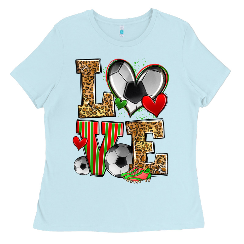 Love Soccer Ladies Tee by Zillion Design Studio | Teevron