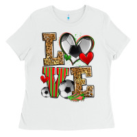 White love soccer Ladies Tee - Zillion Design Studio
