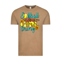 Vintage Coffee softball it's a girl thing Vintage Tee - LillyAllenDesigns