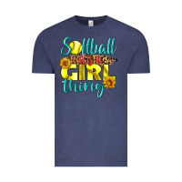 Vintage Denim softball it's a girl thing Vintage Tee - LillyAllenDesigns