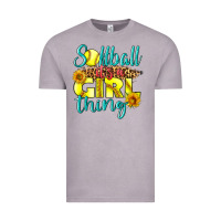Vintage Zinc softball it's a girl thing Vintage Tee - LillyAllenDesigns