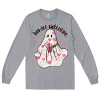 Heather Grey boo jee valentine Long Sleeve Tee - MaliasSmallBusiness