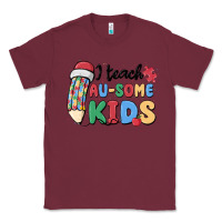 Burgundy i teac au some kids Classic Tee - MaliasSmallBusiness