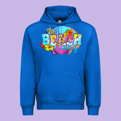 The Beach Is Calling Urban Hoodie Designed By Fadigitalartstudio