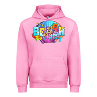 Fuchsia Pink The beach is calling Urban Hoodie - FaDigitalArtStudio