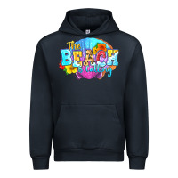 Navy The beach is calling Urban Hoodie - FaDigitalArtStudio