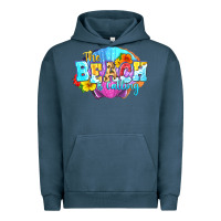 Pigment Midnight Navy The beach is calling Urban Hoodie - FaDigitalArtStudio