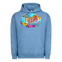Pigment Pebble Blue The beach is calling Urban Hoodie - FaDigitalArtStudio